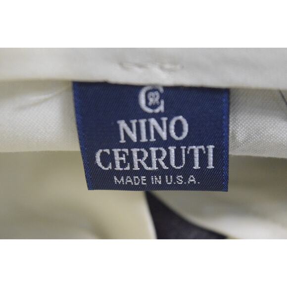 Nino Cerruti Dark Gray Custom Fit Dress Slacks 32" x 30" Trousers No Labels - Picture 5 of 8